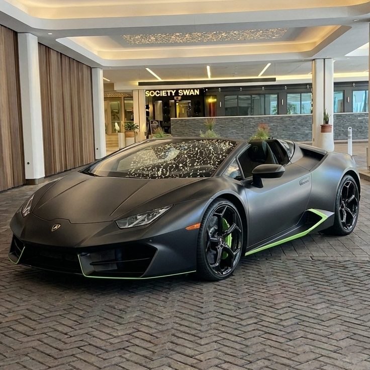 Lamborghini Huracan Spyder With Titanium Exhaust